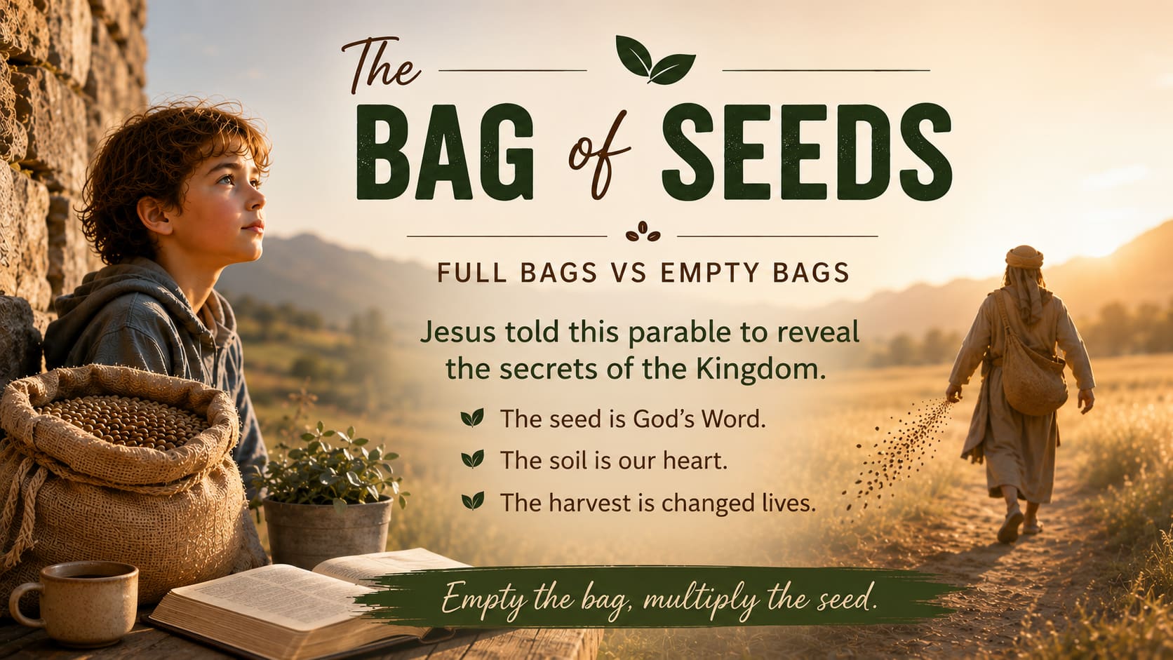The Bag of Seeds — Full Bags vs Empty Bags, Matthew 13:1–23